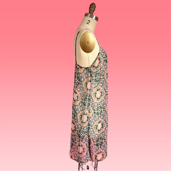 *NWT* Anna Sui Statement Floral Embroidered Puff Sleeve Coquette Midi Dress XS - Picture 6 of 17